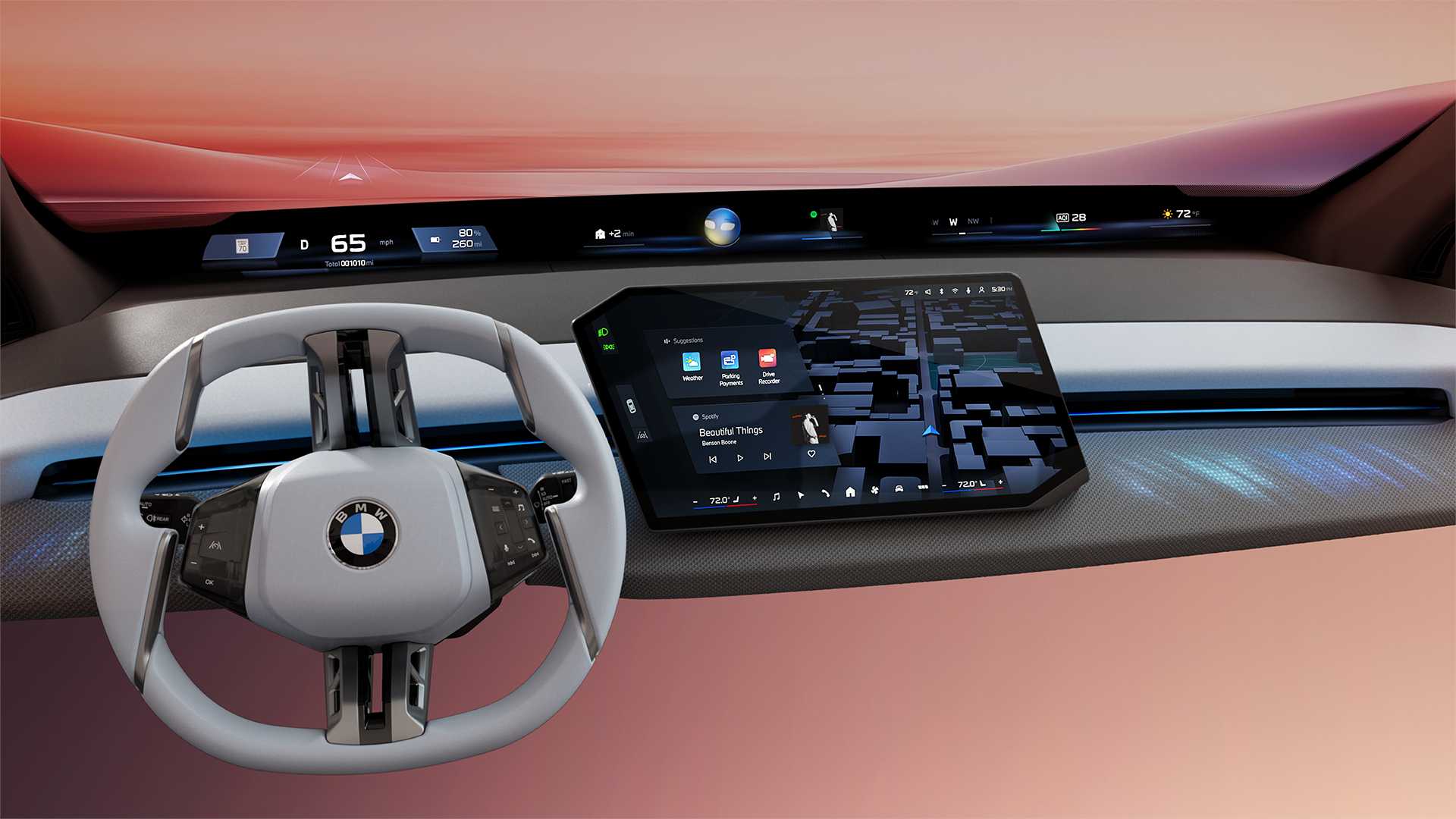 New BMW Panoramic iDrive Revolutionizes Vehicle Operation. 