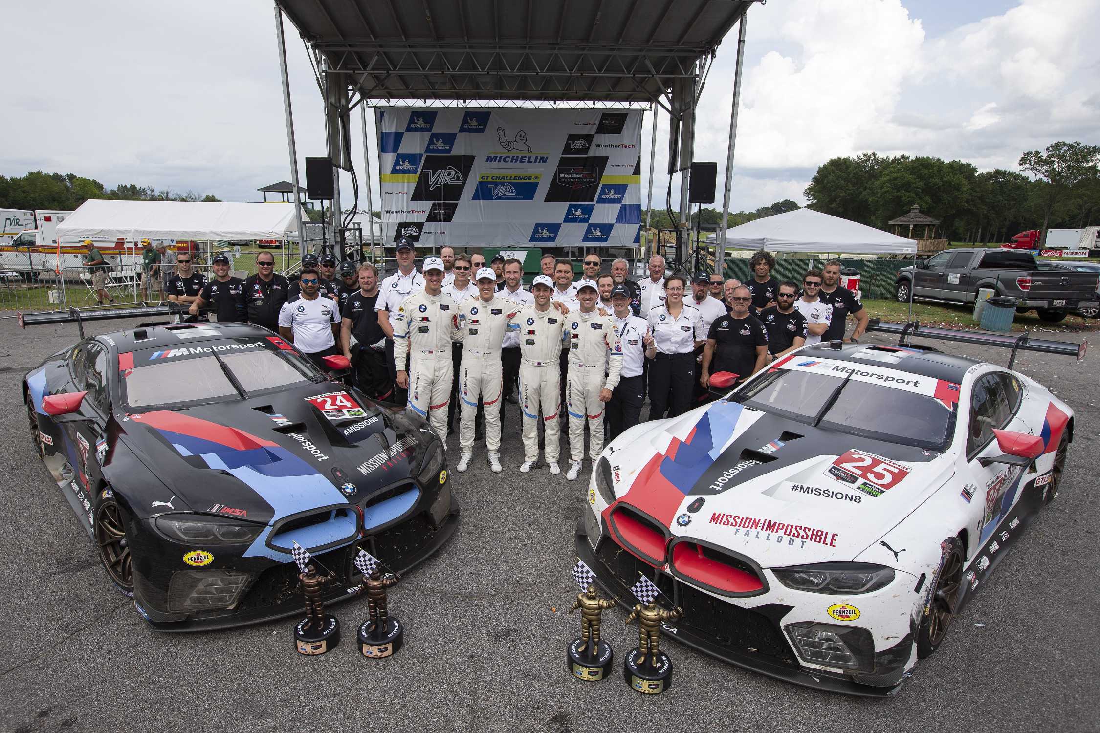 BMW Team RLL Delivers First BMW M8 GTE Victory in Double Podium Performance in Michelin GT Challenge at VIR.